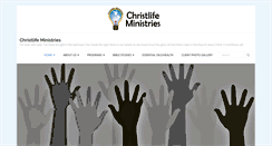Desktop Screenshot of mychristlife.org