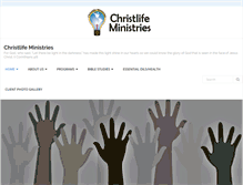 Tablet Screenshot of mychristlife.org